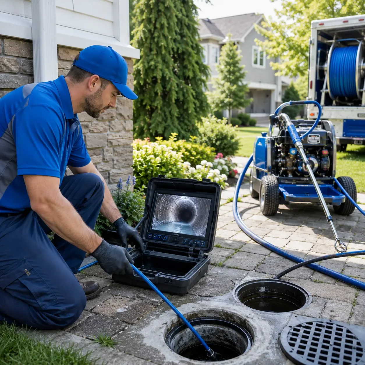 Outdoor drain cleaning professionals serving Maynard, IA